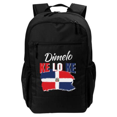 Dimelo Ke Lo Ke Dominican Republic Flag Dominicans Gift Backpack