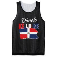 Dimelo Ke Lo Ke Dominican Republic Flag Dominicans Gift Mesh Reversible Basketball Jersey Tank