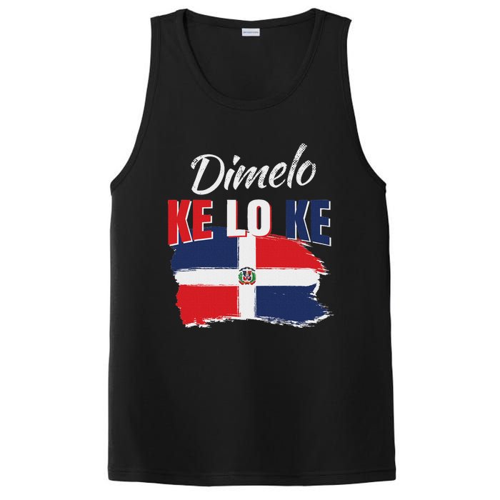 Dimelo Ke Lo Ke Dominican Republic Flag Dominicans Gift PosiCharge Competitor Tank