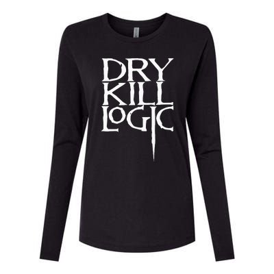 Dry Kill Logic Classic Logo Womens Cotton Relaxed Long Sleeve T-Shirt