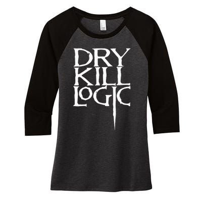 Dry Kill Logic Classic Logo Women's Tri-Blend 3/4-Sleeve Raglan Shirt