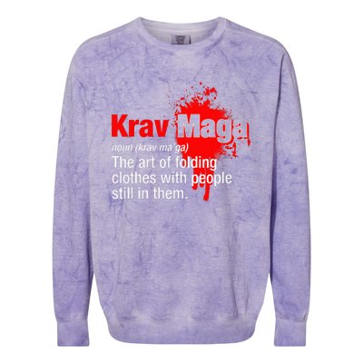 Definition Krav Maga Colorblast Crewneck Sweatshirt