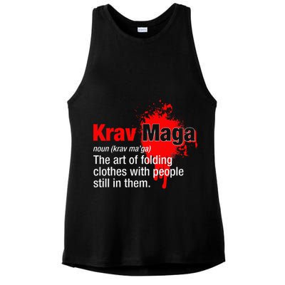Definition Krav Maga Ladies PosiCharge Tri-Blend Wicking Tank