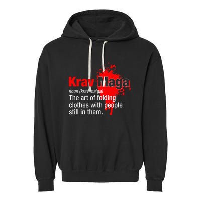 Definition Krav Maga Garment-Dyed Fleece Hoodie