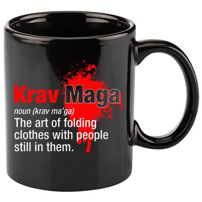 Definition Krav Maga 11oz C Handle Ceramic Mug