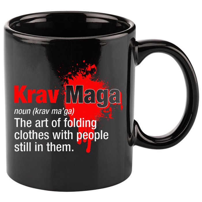Definition Krav Maga 11oz C Handle Ceramic Mug
