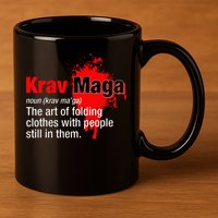 Definition Krav Maga 11oz C Handle Ceramic Mug