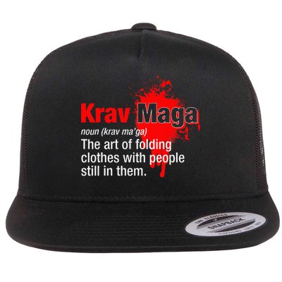 Definition Krav Maga Flat Bill Trucker Hat