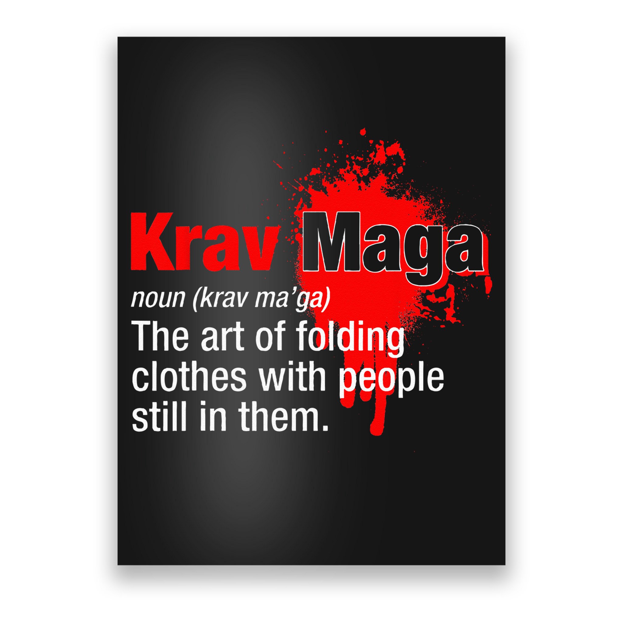 Definition Krav Maga Poster
