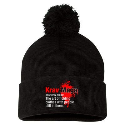 Definition Krav Maga Pom Pom 12in Knit Beanie