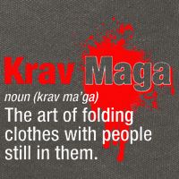 Definition Krav Maga Cotton Canvas Backpack