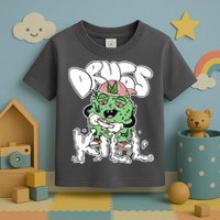 Drugs Kill Marijuana Bud Cartoon Toddler T-Shirt