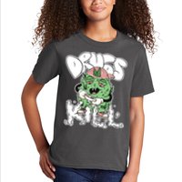 Drugs Kill Marijuana Bud Cartoon Kids T-Shirt