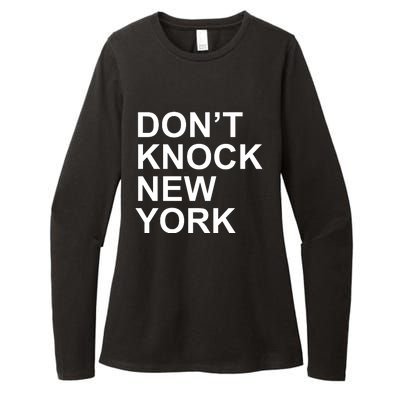 Dont Knock New York Womens CVC Long Sleeve Shirt