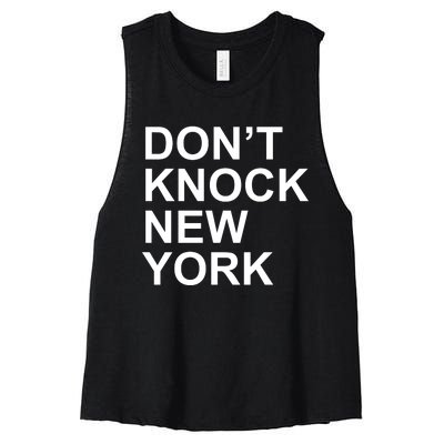 Dont Knock New York Women's Racerback Cropped Tank