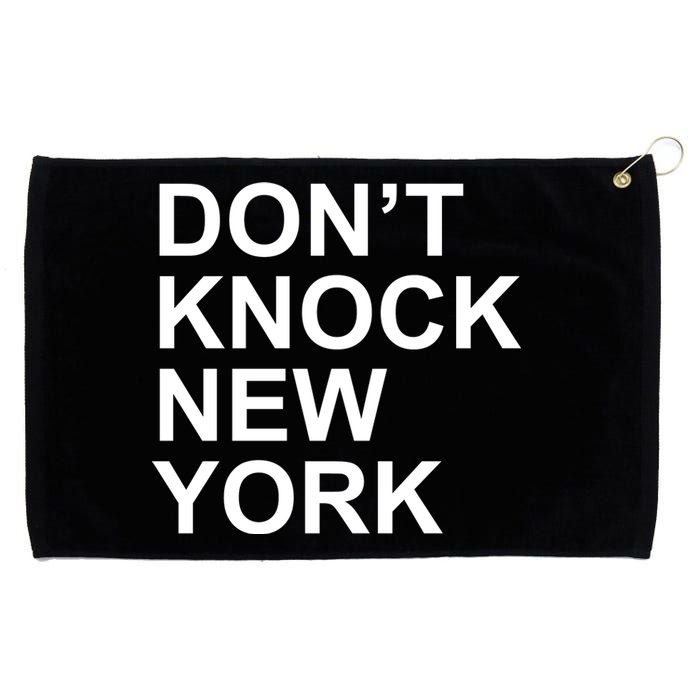 Dont Knock New York Grommeted Golf Towel