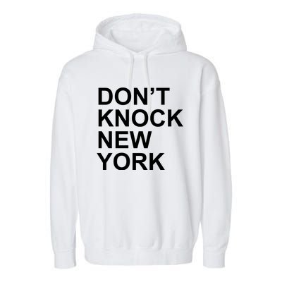 Dont Knock New York Garment-Dyed Fleece Hoodie