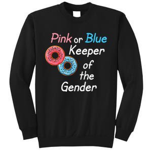 Donuts Keeper Of The Gender Baby Gender Reveal Party Shower Sweatshirt