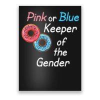 Donuts Keeper Of The Gender Baby Gender Reveal Party Shower Poster