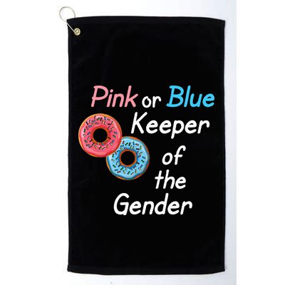 Donuts Keeper Of The Gender Baby Gender Reveal Party Shower Golf Towel