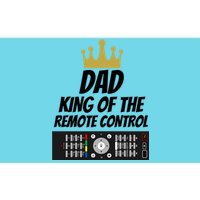 Dad King Of The Remote Control Great Gift Dad Joke Great Gift Funny Slogan Gift Bumper Sticker