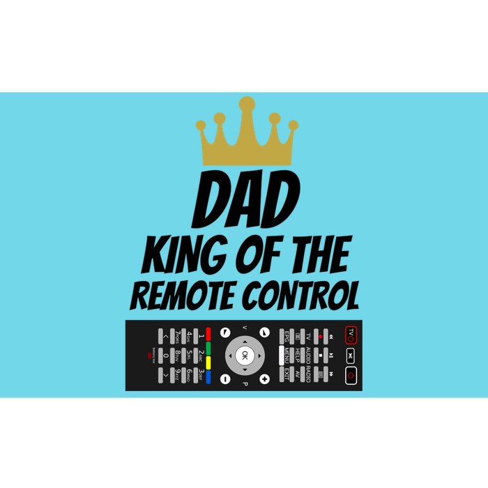 Dad King Of The Remote Control Great Gift Dad Joke Great Gift Funny Slogan Gift Bumper Sticker