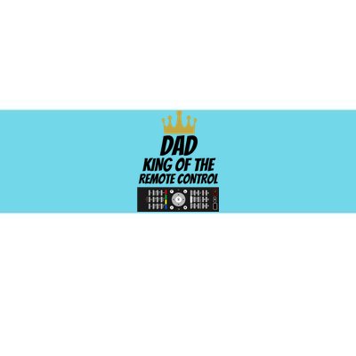 Dad King Of The Remote Control Great Gift Dad Joke Great Gift Funny Slogan Gift Bumper Sticker