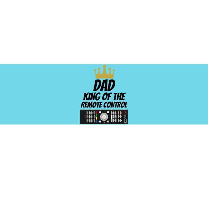 Dad King Of The Remote Control Great Gift Dad Joke Great Gift Funny Slogan Gift Bumper Sticker