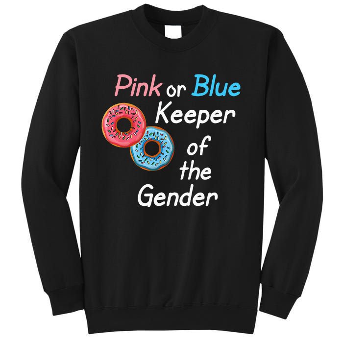 Donuts Keeper Ofthe Gender Baby Gender Reveal Party Shower Sweatshirt