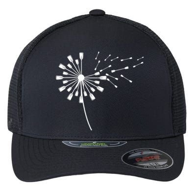 Dandelion Kayak Paddle Meaningful Gift For Kayaker Kayak Great Gift Flexfit Unipanel Trucker Cap