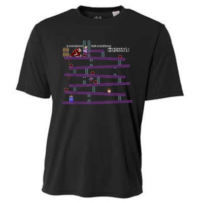 Donkey Kong Retro Arcade Game Screen Cooling Performance Crew T-Shirt