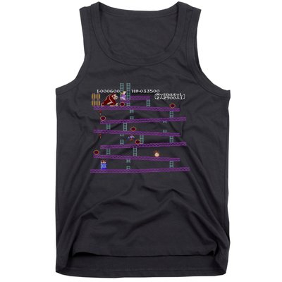 Donkey Kong Retro Arcade Game Screen Tank Top