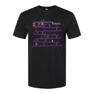 Donkey Kong Retro Arcade Game Screen Softstyle® CVC T-Shirt