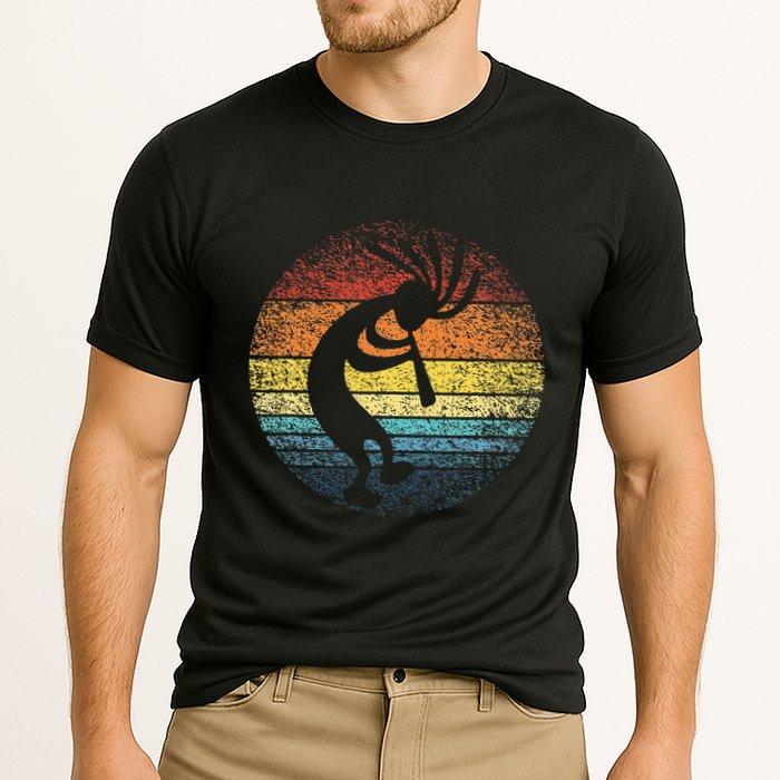 Dancing Kokopelli Southwestern USA Native American Symbol Cooling Performance Crew T-Shirt