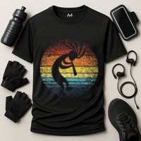 Dancing Kokopelli Southwestern USA Native American Symbol Cooling Performance Crew T-Shirt
