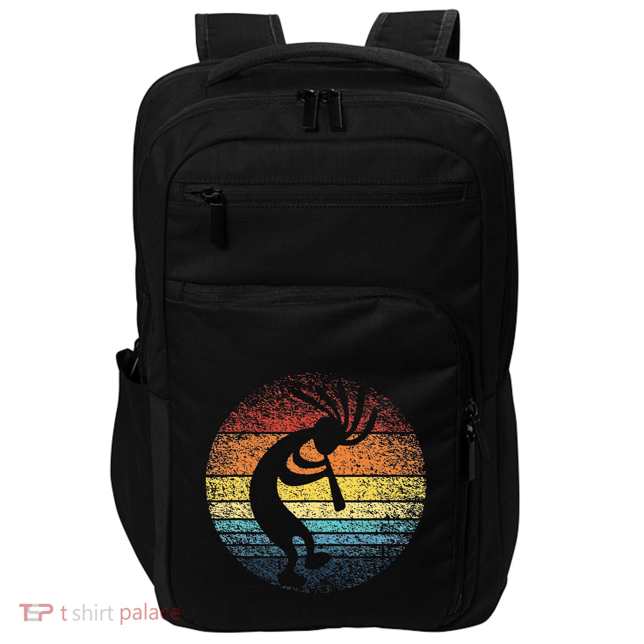Dancing Kokopelli Southwestern USA Native American Symbol Impact Tech Backpack
