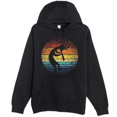 Dancing Kokopelli Southwestern USA Native American Symbol Premium Pullover Hoodie