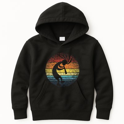 Dancing Kokopelli Southwestern USA Native American Symbol Kids Hoodie