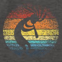 Dancing Kokopelli Southwestern USA Native American Symbol Vector Backpack