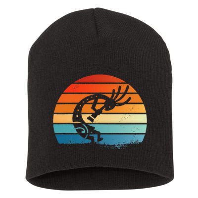 Dancing Kokopelli Southwestern USA Native American Symbol Short Acrylic Beanie