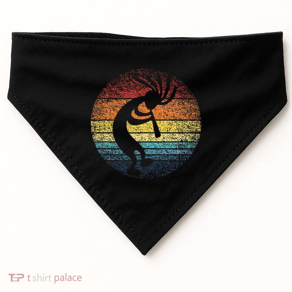 Dancing Kokopelli Southwestern Usa Native American Symbol USA-Made Doggie Bandana