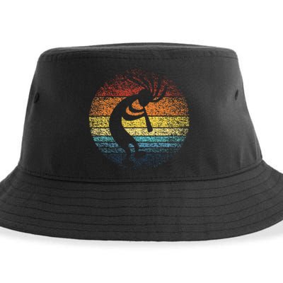 Dancing Kokopelli Southwestern Usa Native American Symbol Sustainable Bucket Hat