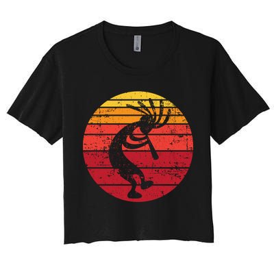 Dancing Kokopelli Southwestern Usa Native American Symbol Gift Crop Top