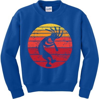 Dancing Kokopelli Southwestern Usa Native American Symbol Gift Kids Sweatshirt