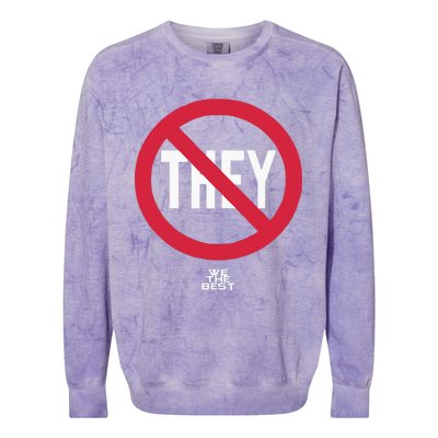 Dj Khaled They We The Best Colorblast Crewneck Sweatshirt