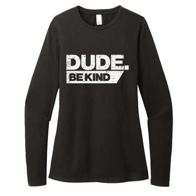 Dude Kind Unity Day Orange Anti Bullying Womens CVC Long Sleeve Shirt