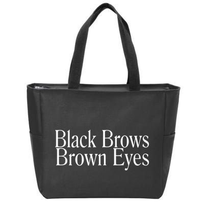 Dmytro Kuleba Wearing Black Brows Brown Eyes Zip Tote Bag