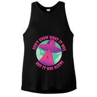 Don't Know What It Was But It Was Aliens Ladies PosiCharge Tri-Blend Wicking Tank