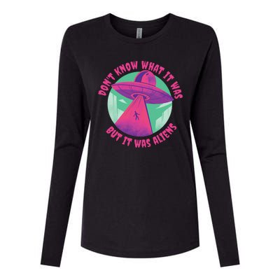 Don't Know What It Was But It Was Aliens Womens Cotton Relaxed Long Sleeve T-Shirt