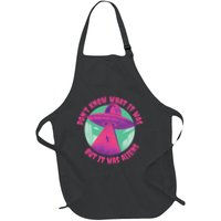 Don't Know What It Was But It Was Aliens Apron